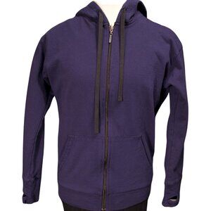 Albion Blue Full Zip Hoodie | Size S | 100% Cotton